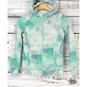 Athleta Girl Jacket Youth Size 12 Full Zip Fall Sweater  Fleece lined‎ Large